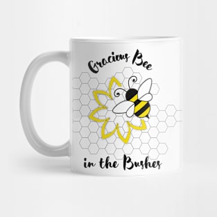 Gracious Bee in the Bushes Mug